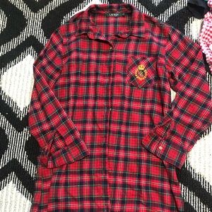 Raulph Lauren sleep tunic medium